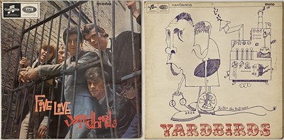Lot 194 - YARDBIRDS - ROGER THE ENGINEER/ FIVE LIVE YARDBIRDS (ORIGINAL LP PACK)