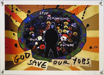 Lot 403 - JAMIE REID - LIMITED EDITION PRINT.