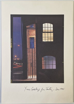 Lot 415 - FACTORY RECORDS - ORIGINAL 1990 CHRISTMAS PRINT.