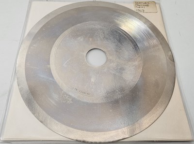 Lot 257 - THE BEATLES - THE BEATLES FIFTH CHRISTMAS RECORD 7" METAL STAMPER (LYN 1360-1L)