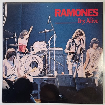 Lot 203 - THE RAMONES - SIGNED COPY OF 'IT'S ALIVE'.