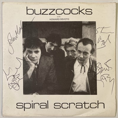 Lot 431 - BUZZCOCKS - SIGNED COPY OF SPIRAL SCRATCH.