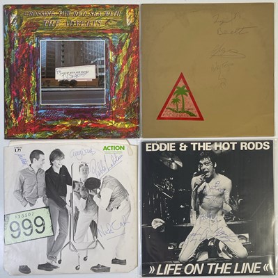 Lot 440 - SIGNED LPS INC EDDIE AND THE HOT ROD / THE MEMBERS / 999.