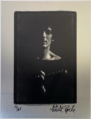Lot 413 - PINK FLOYD - SYD BARRETT - MICK ROCK - PSYCHEDELIC RENEGADES LIMITED EDITION SIGNED GENESIS PUBLICATIONS METALLIC PRINT.