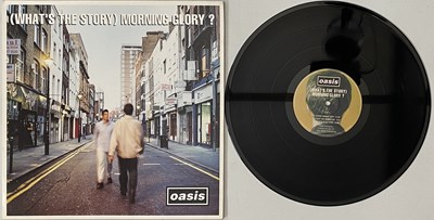 Lot 308 - OASIS - (WHAT'S THE STORY) MORNING GLORY LP (UK ORIGINAL - DAMONT - CRE LP 189)