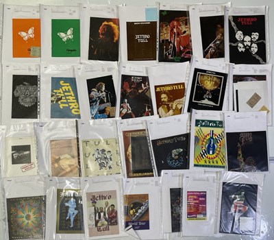 Lot 55 - JETHRO TULL - PROGRAMME ARCHIVE 1969 - 2008.