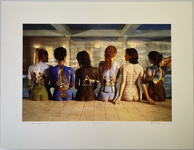 Lot 473 - PINK FLOYD - STORM THORGERSON SIGNED 'BACK CATALOGUE' 1/1 PRINT.