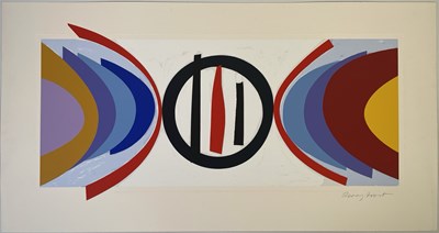Lot 416 - TERRY FROST (1915-2003) - SIGNED 'BLACK CIRCLE' PRINT.