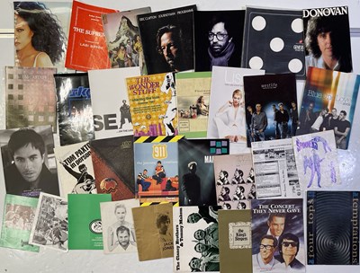 Lot 106 - CONCERT AND TOUR PROGRAMMES INC ERIC CLAPTON / GENESIS / PAUL MCCARTNEY.