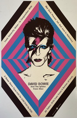 Lot 538 - 1973 DAVID BOWIE ZIGGY STARDUST CONCERT POSTER.