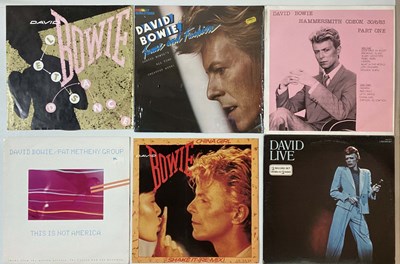 Lot 1082 - DAVID BOWIE + FRIENDS - LPs & 12"
