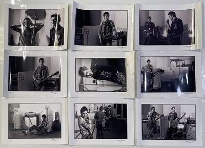 Lot 537 - THE CLASH - A FULL SET OF 17 LIMITED EDITION PHOTOGRAPHS BY PETER COOK.