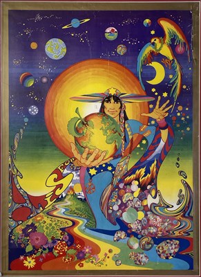 Lot 484 - THE BEATLES INTEREST - THE FOOL- 1967 - 'A IS FOR APPLE' APPLE RECORDS SHOP POSTER.