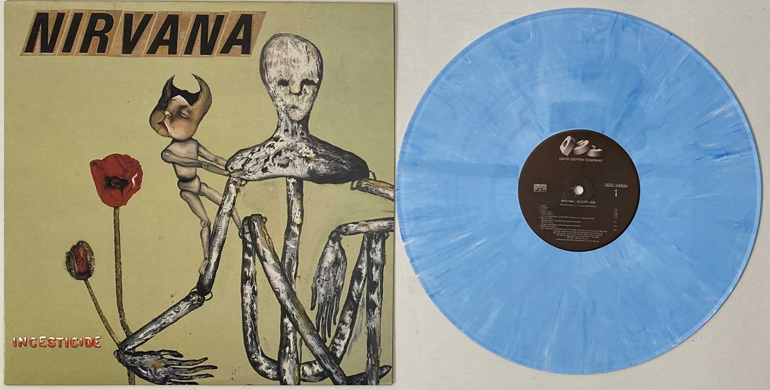 Lot 89 - NIRVANA - INCESTICIDE LP (ORIGINAL US 1992 BLUE SWIRL PRESSING - GEFFEN DGC-24504)