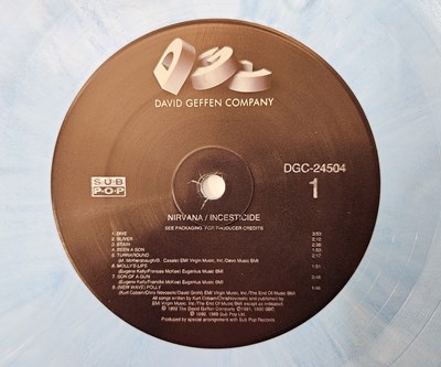 Lot 89 - NIRVANA - INCESTICIDE LP (ORIGINAL US 1992 BLUE SWIRL PRESSING - GEFFEN DGC-24504)