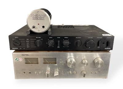 Lot 6 - MUSICAL FIDELITY X-CANS, ROTEL RA-314 & AUDIOLAB 8000A AMPLIFIERS.