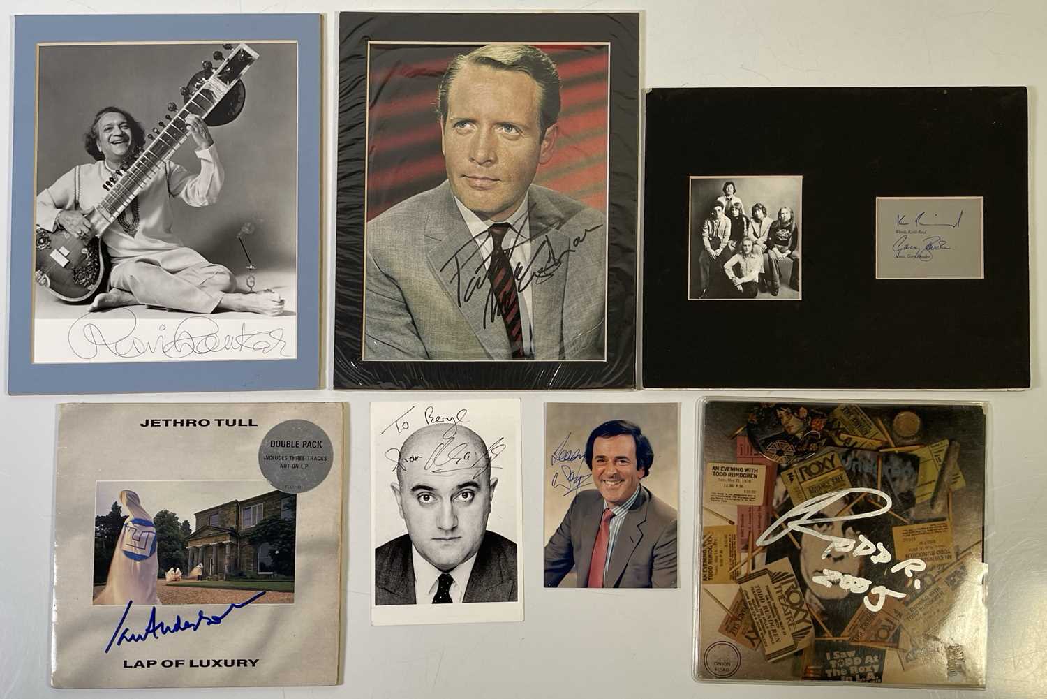 Lot 234 - SIGNED MUSIC MEMORABILIA INC TODD RUNDGREN.