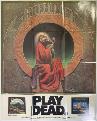 Lot 128 - THE GRATEFUL DEAD - ORIGINAL 'BLUES FOR ALLAH' POSTER.