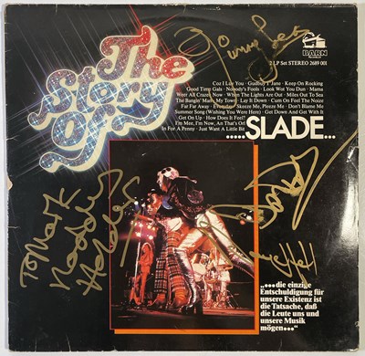 Lot 253 - SLADE - FULLY SIGNED 'THE STORY OF..' LP .