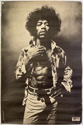 Lot 136 - OSIRIS VISIONS - AN ORIGINAL 1967 TRACK RECORDS POSTER - JIMI HENDRIX.
