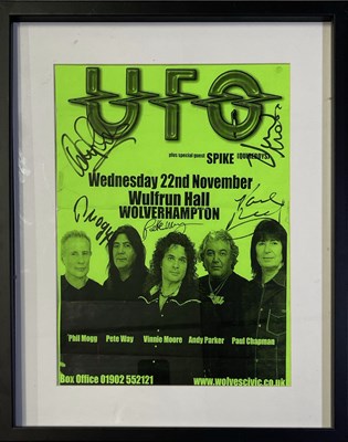Lot 258 - UFO - A SIGNED POSTER.