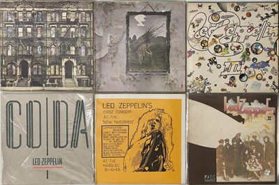 Lot 611 - LED ZEPPELIN - LP PACK (IN UK PLUM/ RED ORIGINALS)