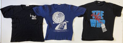 Lot 113 - THE WHO TOUR T-SHIRTS.