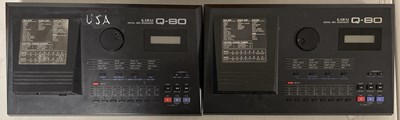 Lot 29 - YAMAHA FG-345 GUITAR & TWO KAWAI Q-80 SEQUENCERS.