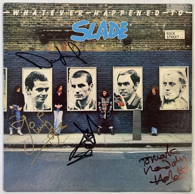 Lot 447 - SLADE - WHATEVER HAPPENED TO... FULLY SIGNED LP.