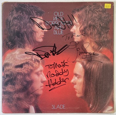 Lot 454 - SLADE - OLD NEW.. FULLY SIGNED LP.