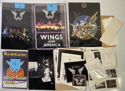 Lot 348 - THE BEATLES INTEREST - PAUL MCCARTNEY AND WINGS - PROGRAMMES AND FAN CLUB EPHEMERA.