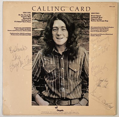 Lot 268 - RORY GALLAGHER - SIGNED LP.