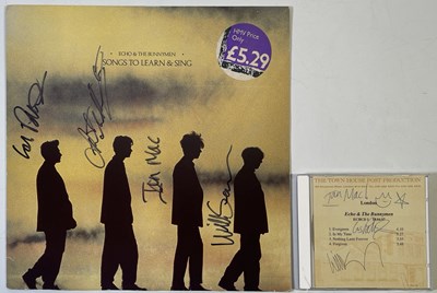 Lot 270 - ECHO AND THE BUNNYMEN - SIGNED LP AND CD.