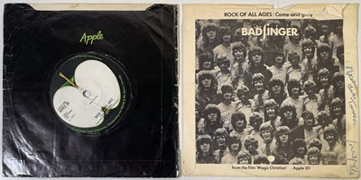 Lot 458 - BADFINGER - FULLY SIGNED 7" SINGLE.