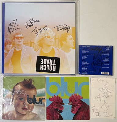 Lot 279 - INDIE - PULP / BLUR / CHARLATANS - SIGNED ITEMS.