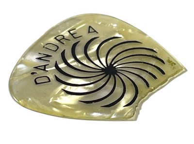 Lot 326 - T REX / MARC BOLAN - MARC BOLAN USED PLECTRUM.