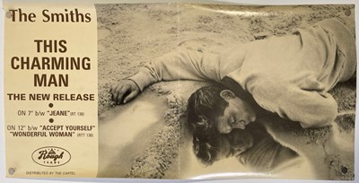 Lot 417 - THE SMITHS - ORIGINAL ROUGH TRADE PROMO POSTER FOR 'THIS CHARMING MAN'.