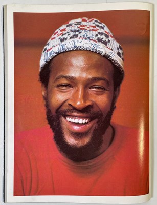 Lot 461 - MARVIN GAYE SIGNED PROGRAMME - 1976.