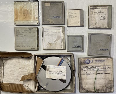 Lot 373 - HARD ROCK / NWOBHM / PUNK - MASTER / RECORDING TAPE REELS INC FOR COLLECTABLE TITLES.