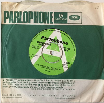 Lot 37 - THE GAME - IT'S SHOCKING WHAT THEY CALL ME 7'' (ORIGINAL UK PARLOPHONE DEMO RELEASE - R 5569)