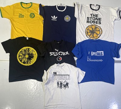 Lot 297 - PUNK / INDIE / MANCHESTER - VINTAGE T-SHIRT COLLECTION INC STONE ROSES/SPECIALS/SELECTER.