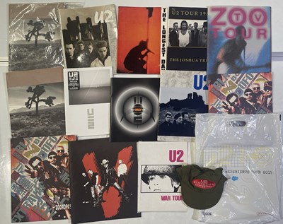 Lot 67 - U2 - PROGRAMME COLLECTION AND MEMORABILIA.