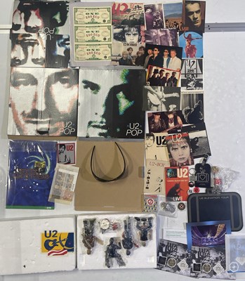 Lot 68 - U2 - PROMO MEMORABILIA.