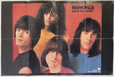 Lot 147 - RAMONES - ORIGINAL END OF THE CENTURY POSTER.