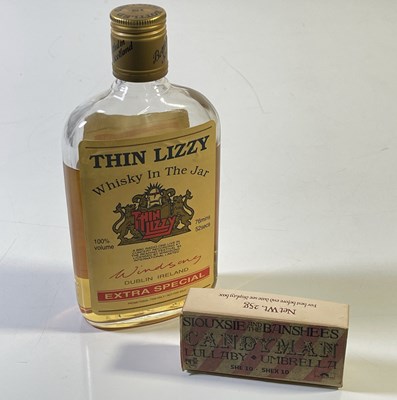 Lot 75 - THIN LIZZY - RARE PROMOTIONAL BOTTLE OF WHISKY.