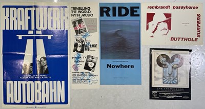 Lot 150 - COLLECTABLE 1980S/90S PROMO POSTERS INC RIDE.