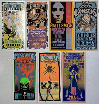 Lot 159 - MARK ARMINSKI - POSTER COLLECTION INC SIGNED EXAMPLE - PATTI SMITH AND MORE.
