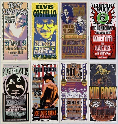 Lot 163 - MARK ARMINSKI - POSTER COLLECTION INC SIGNED EXAMPLE - MC5 / ELVIS COSTELLO.