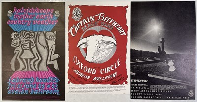 Lot 165 - WEST COAST PSYCHEDELIA - ORIGINAL SAN FRANCISCO CONCERT POSTERS.