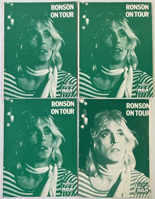 Lot 382 - DAVID BOWIE INTEREST - MICK RONSON - 'RONSON ON TOUR' KITS.